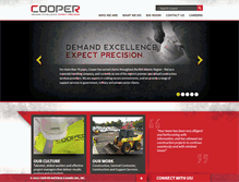 Tablet Screenshot of cooper-inc.com